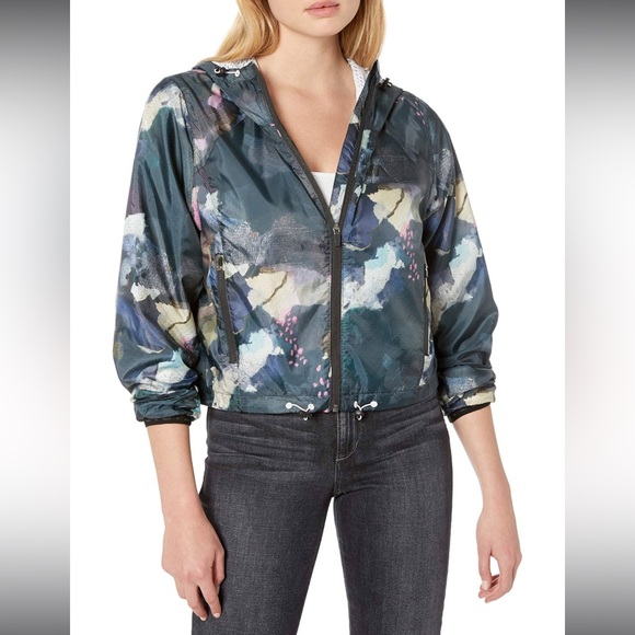 RVCA Sz S VA Sports Ripstop Cropped Windbreaker Jacket - Picture 2 of 12